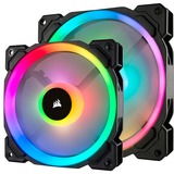 Corsair LL140 RGB Case per computer Ventilatore 14 cm, Ventola Ventilatore, 14 cm, 600 Giri/min, 1300 Giri/min, 25 dB, 51,5 pdc/min