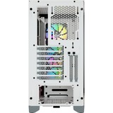 Corsair iCUE 4000X RGB Midi Tower Bianco bianco, Midi Tower, PC, Bianco, ATX, Plastica, Acciaio, Vetro temperato, Giocare