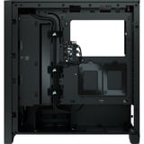 Corsair iCUE 4000X RGB Midi Tower Nero Nero, Midi Tower, PC, Nero, ATX, Plastica, Acciaio, Vetro temperato, Giocare