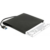 DeLOCK 42603 box per lettore ottico 13,3 cm (5.25") SATA III Nero Nero, 13,3 cm (5.25"), SATA III, Initio INIC-3619, 5 Gbit/s, USB, Ogni marca