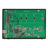 DeLOCK 42609 contenitore di unità di archiviazione Box esterno SSD Nero M.2, Disk enclosure Nero, Box esterno SSD, M.2, PCI Express, 10 Gbit/s, Collegamento del dispositivo USB, Nero