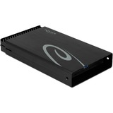 DeLOCK 42626 contenitore di unità di archiviazione Box esterno HDD Nero Nero, Box esterno HDD, Serial ATA III, 5 Gbit/s, Hot-swap, Collegamento del dispositivo USB, Nero