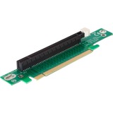 DeLOCK Riser PCIe x16 scheda di interfaccia e adattatore Interno, Scheda di montaggio PCIe, PCIe, PC, PC, Cablato, 1U