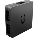 DeepCool DP-FRGB-CHUB5-12V parte del case del computer Universale Convertitore RGB, Controllo ventola Nero, Universale, Convertitore RGB, Nero, 4-pin(+12V-G-R-B), 3-pin(+5V-D-G), 0,6 m