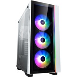 DeepCool Matrexx 55 V3 ADD-RGB WH 3F Midi Tower Nero, Bianco bianco, Midi Tower, PC, Nero, Bianco, ATX, EATX, micro ATX, Mini-ITX, ABS, SPCC, Vetro temperato, Giocare