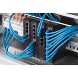 Digitus 483 mm (19“) DIN Rail Holder, 3U, Instradamento dei cavi grigio, 3U, Guida per scaffale, Grigio, Acciaio, 3U, 19", Turchia