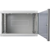 Digitus Alloggiamento a parete Serie Dynamic Basic - 600 x 450 mm (L x P), IT armadio grigio chiaro, Da parete, 19U, 60 kg, Grigio