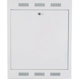 Digitus Alloggiamento a parete per installazione a incasso (montaggio a filo), IT armadio grigio chiaro, Da parete, 2U, 100 kg, Lucchetti, Grigio