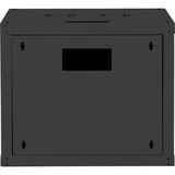 Digitus Alloggiamento a parete serie Unique - 600x450 mm (LxP) Nero, Da parete, 9U, 100 kg, Lucchetti, Nero