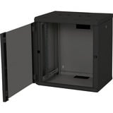 Digitus Alloggiamento a parete serie Unique - 600x450 mm (LxP), IT armadio Nero, Da parete, 12U, 100 kg, Lucchetti, Nero