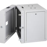 Digitus Alloggiamento da parete Serie Unique - due pezzi, con cerniere, IT armadio grigio, con cerniere, 600 mm, 600 mm, 610 mm, 650 mm, 650 mm, 43,4 kg