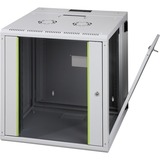 Digitus Alloggiamento da parete Serie Unique - due pezzi, con cerniere, IT armadio grigio, con cerniere, 600 mm, 600 mm, 610 mm, 650 mm, 650 mm, 43,4 kg