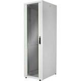 Digitus Armadio di rete Serie Dynamic Basic - 600 x 800 mm (LxP), IT armadio grigio chiaro, Rack indipendenti, 600 kg, Grigio