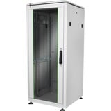 Digitus Armadio di rete Serie Unique - 600 x 600 mm (L x P), IT armadio grigio chiaro, Rack indipendenti, 800 kg, Grigio