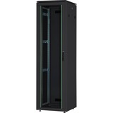 Digitus Armadio di rete Serie Unique - 600 x 600 mm (L x P), IT armadio Nero, Rack indipendenti, 42U, 800 kg, Nero