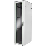 Digitus Armadio di rete Serie Unique - 600 x 800 mm (L x P), IT armadio grigio chiaro, Rack indipendenti, 800 kg, Grigio