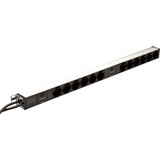 Digitus DN-95405 cassetta di scarico Alluminio, Ciabatta Nero/alluminio