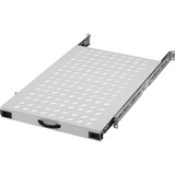 Digitus Ripiano estraibile per armadi da 483 mm (19"), Il vano inferiore Grigio, 65 kg, 1U, Turchia, 48,3 cm (19"), 500 mm