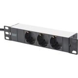 Digitus Set di rete 254 mm (10"), IT armadio grigio chiaro, Da parete, 30 kg, Lucchetti, Grigio