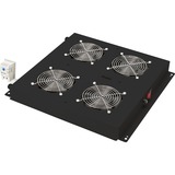 Digitus Unità di ventilazione da tetto per armadi di rete Unique & Varioflex-N e armadi di rete Dynamic Basic e di server Nero, Nero, 4 ventola(e), Varioflex-N, Unique Network, Dynamic Basic, 470 mm, 410 mm, 15416 cm³