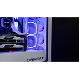 Enermax SquA RGB Case per computer Ventilatore 12 cm Bianco bianco, Ventilatore, 12 cm, 1500 Giri/min, 23 dB, 68,27 pdc/min, 115,99 m³/h