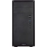 Fractal Design CORE 1100 Mini Tower Nero, Chassis Tower Nero, Mini Tower, PC, Nero, micro ATX, Mini-ITX, HDD, Potenza, 14,8 cm