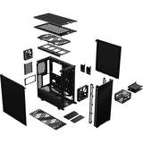 Fractal Design Define 7 Compact Midi Tower Nero Nero, Midi Tower, PC, Nero, ATX, micro ATX, Micro-ITX, Alluminio, Acciaio, Casa/ufficio