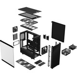 Fractal Design Define 7 Compact Midi Tower Nero Nero, Midi Tower, PC, Nero, ATX, micro ATX, Micro-ITX, Alluminio, Acciaio, Vetro temperato, Casa/ufficio
