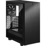 Fractal Design Define 7 Compact Midi Tower Nero, Chassis Tower Nero, Midi Tower, PC, Nero, ATX, micro ATX, Micro-ITX, Alluminio, Acciaio, Vetro temperato, Casa/ufficio