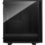 Fractal Design Define 7 Compact Midi Tower Nero, Chassis Tower Nero, Midi Tower, PC, Nero, ATX, micro ATX, Micro-ITX, Alluminio, Acciaio, Vetro temperato, Casa/ufficio