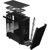 Fractal Design Define 7 Compact Midi Tower Nero, Chassis Tower Nero, Midi Tower, PC, Nero, ATX, micro ATX, Micro-ITX, Alluminio, Acciaio, Vetro temperato, Casa/ufficio
