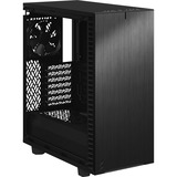 Fractal Design Define 7 Compact Midi Tower Nero, Chassis Tower Nero, Midi Tower, PC, Nero, ATX, micro ATX, Micro-ITX, Alluminio, Acciaio, Vetro temperato, Casa/ufficio