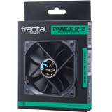 Fractal Design Dynamic X2 Case per computer Ventilatore 12 cm Nero Nero, Computer case, 12 cm, 19,4 dB, 52,3 pdc/min, 0,88 mmH2O