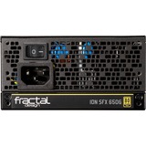 Fractal Design FD-PSU-ION-SFX-650G-BK alimentatore per computer 650 W 24-pin ATX Nero Nero, 650 W, 100 - 240 V, 50/60 Hz, 8/4 A, 100 W, 100 W