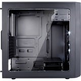 Fractal Design Focus G Midi Tower Nero, Chassis Tower Nero, Midi Tower, PC, Nero, ATX, ITX, micro ATX, Bianco, Ventole, Frontale