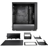 Fractal Design Meshify C Midi Tower Nero Nero, Midi Tower, PC, Nero, ATX, ITX, micro ATX, 17 cm, 31,5 cm