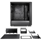 Fractal Design Meshify C Midi Tower Nero, Chassis Tower Nero, Midi Tower, PC, Nero, ATX, ITX, micro ATX, 17 cm, 31,5 cm