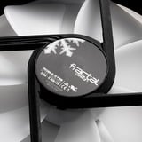 Fractal Design Prisma AL-12 PWM Case per computer Ventilatore 12 cm Nero, Bianco 1 pz bianco/trasparente, Ventilatore, 12 cm, 2000 Giri/min, 32,7 dB, 85,71 pdc/min, 145,62 m³/h