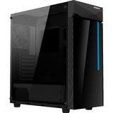 GIGABYTE C200 Midi Tower Nero, Chassis Tower Nero, Midi Tower, PC, Nero, ATX, micro ATX, Mini-ITX, Vetro, Plastica, Acciaio, 16,5 cm