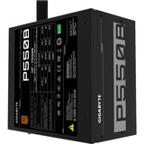 GIGABYTE P550B alimentatore per computer 550 W 20+4 pin ATX ATX Nero Nero, 550 W, 100 - 240 V, 50/60 Hz, 8 - 4 A, Attivo, 108 W