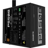 GIGABYTE P550B alimentatore per computer 550 W 20+4 pin ATX ATX Nero, Alimentatore PC Nero, 550 W, 100 - 240 V, 50/60 Hz, 8 - 4 A, Attivo, 108 W