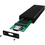 ICY BOX IB-1816M-C31 Box esterno SSD Nero U.2, Disk enclosure Nero, Box esterno SSD, U.2, M.2, PCI Express 3.0, 10 Gbit/s, Collegamento del dispositivo USB, Nero