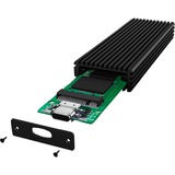 ICY BOX IB-1816M-C31 contenitore di unità di archiviazione Box esterno SSD Nero M.2 Nero, Box esterno SSD, M.2, M.2, Collegamento del dispositivo USB, Nero