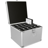 IB-AC628 custodia per unità di archiviazione Suitcase case Alluminio Argento
