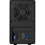 ICY BOX IB-RD3620SU3 array di dischi Desktop Nero, Disk enclosure Nero, SATA, Seriale ATA II, Serial ATA III, 1,11 kg, Desktop, Nero