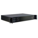 Inter-Tech 1.5U-1528L Supporto Nero Nero, Supporto, Server, Nero, Mini-ITX, Acciaio, 1.5U