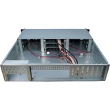 Inter-Tech 2U-20240 Supporto Nero, Server case Nero, Supporto, Server, Nero, ATX, micro ATX, Mini-ATX, Acciaio, HDD, Rete, Potenza