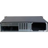 Inter-Tech 2U-2098-SK Supporto Nero, Server case Nero, Supporto, Server, Nero, Mini-ITX, uATX, Acciaio, 2U