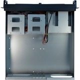 Inter-Tech 2U-2098-SK Supporto Nero, Server case Nero, Supporto, Server, Nero, Mini-ITX, uATX, Acciaio, 2U