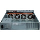 Inter-Tech 2U-2129N Supporto Nero, Argento, Server case Nero, Supporto, Server, Nero, Argento, ATX, EATX, EEB, micro ATX, Mini-ITX, uATX, Acciaio, 2U